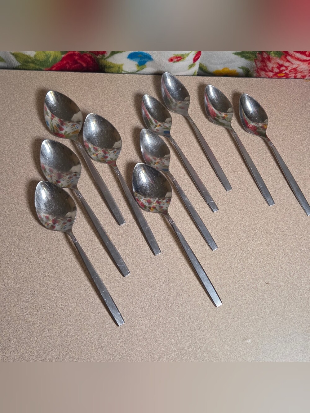Oneida MELISSA Stainless Flatware Set of 10 Spoons